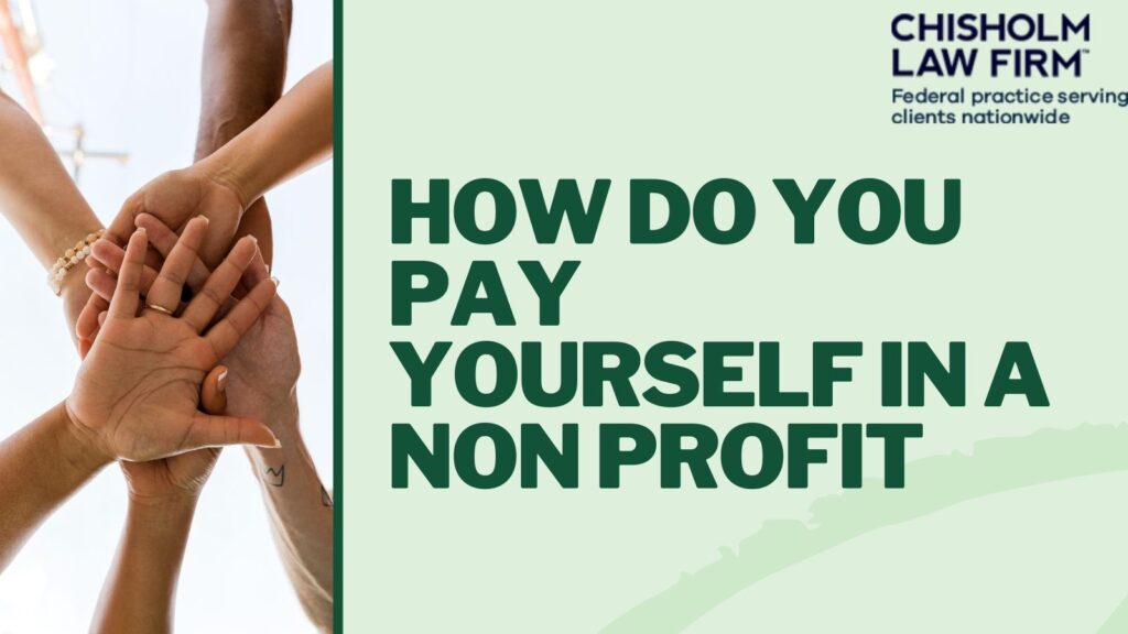 how do you pay yourself in a non profit