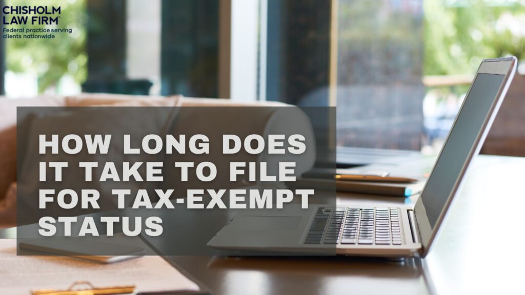 how much time it take to file for tax exempt